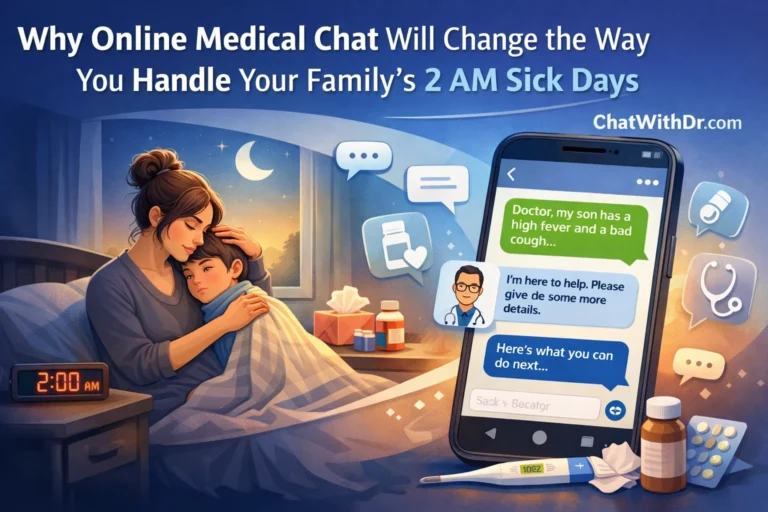 Why Online Medical Chat Will Change the Way You Handle Your Family’s 2 AM Sick Days