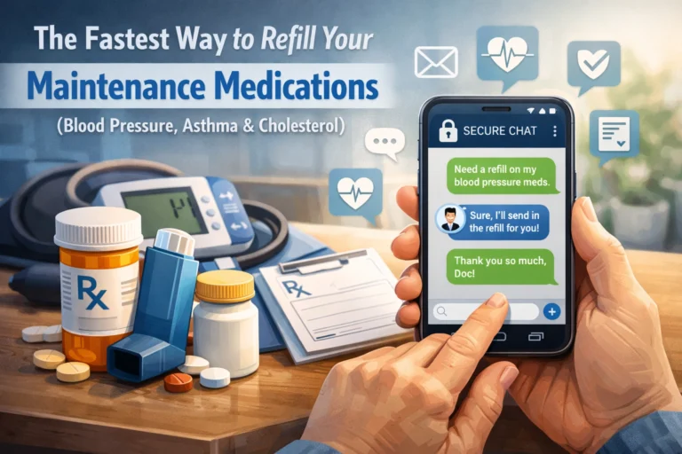 The Fastest Way to Refill Your Maintenance Medications (Blood Pressure, Asthma & Cholesterol)
