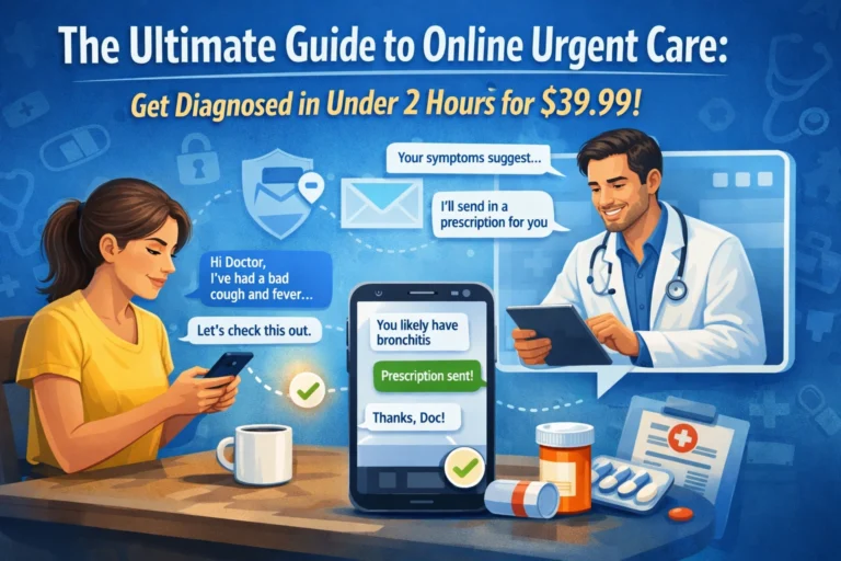 The Ultimate Guide to Online Urgent Care: Get Diagnosed in Under 2 Hours for $39.99