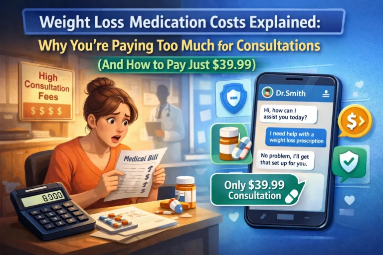 Weight Loss Medication Costs Explained: Why You’re Paying Too Much for Consultations (And How to Pay Just $39.99)