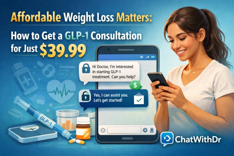 Affordable Weight Loss Matters: How to Get a GLP-1 Consultation for Just $39.99