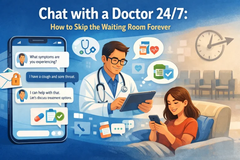 Chat with a Doctor 24/7: How to Skip the Waiting Room Forever