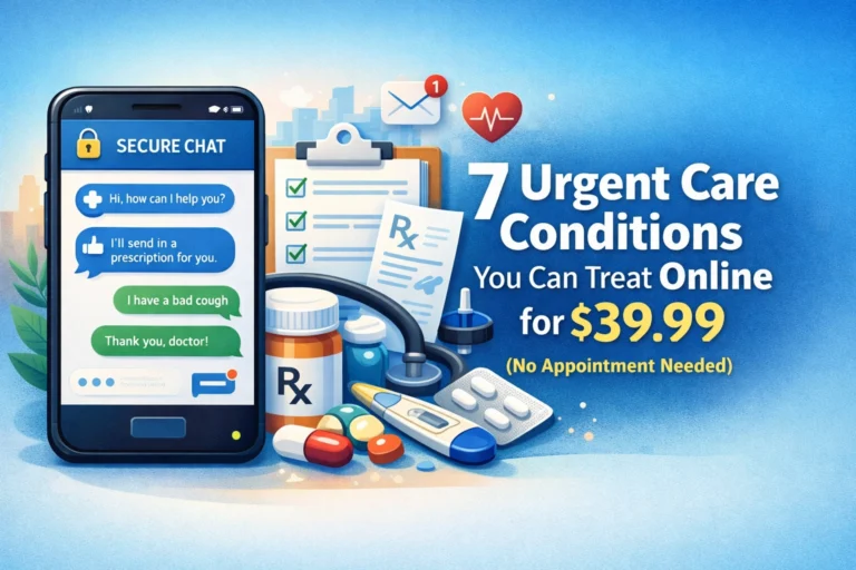 7 Urgent Care Conditions You Can Treat Online for $39.99 (No Appointment Needed)