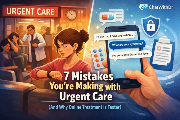 7 Mistakes You’re Making with Urgent Care (And Why Online Treatment Is Faster)