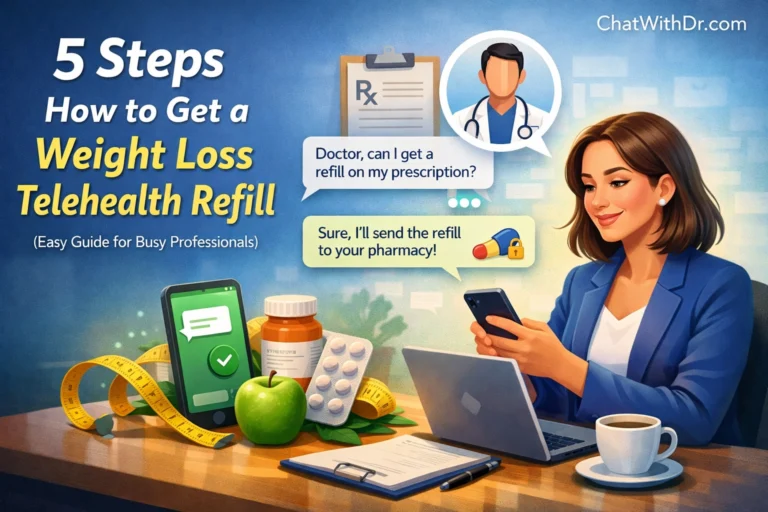 5 Steps How to Get a Weight Loss Telehealth Refill (Easy Guide for Busy Professionals)