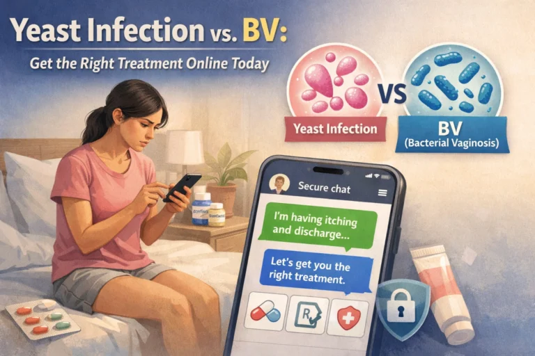 Yeast Infection vs. BV: Get the Right Treatment Online Today
