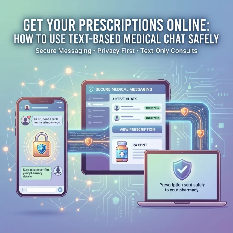 Get Your Prescriptions Online: How To Use Text-Based Medical Chat Safely