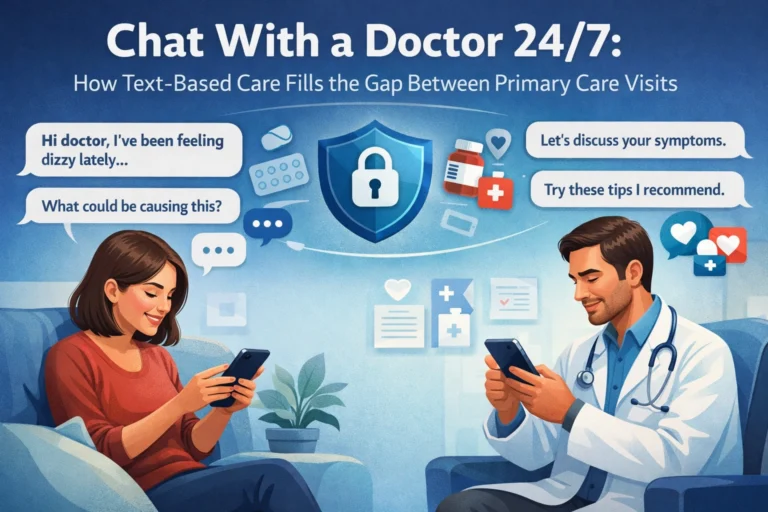 Chat With a Doctor 24/7: How Text-Based Care Fills the Gap Between Primary Care Visits