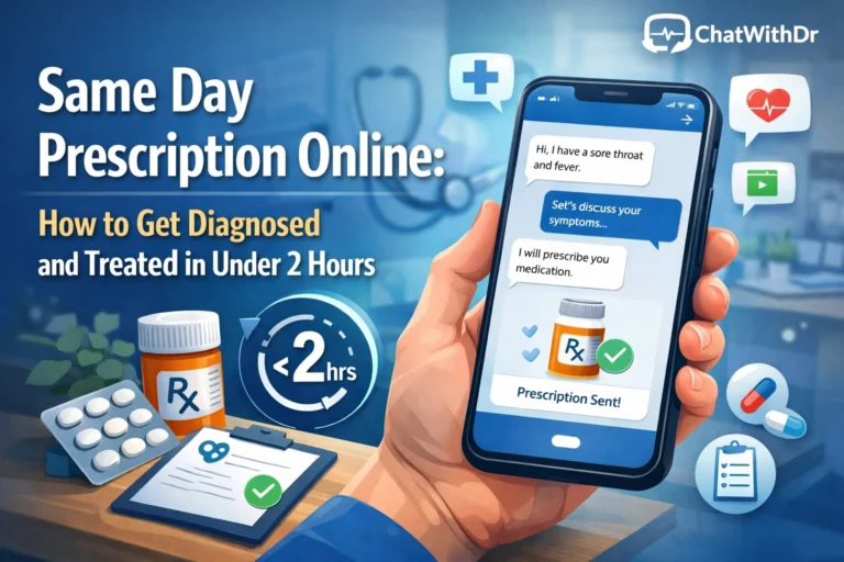 Same Day Prescription Online: How to Get Diagnosed and Treated in Under 2 Hours