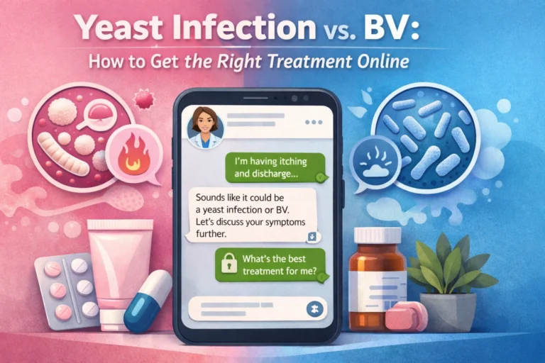 Yeast Infection vs. BV: How to Get the Right Treatment Online
