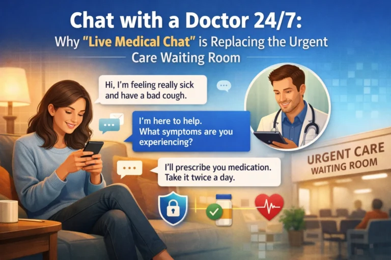 Chat with a Doctor 24/7: Why "Live Medical Chat" is Replacing the Urgent Care Waiting Room