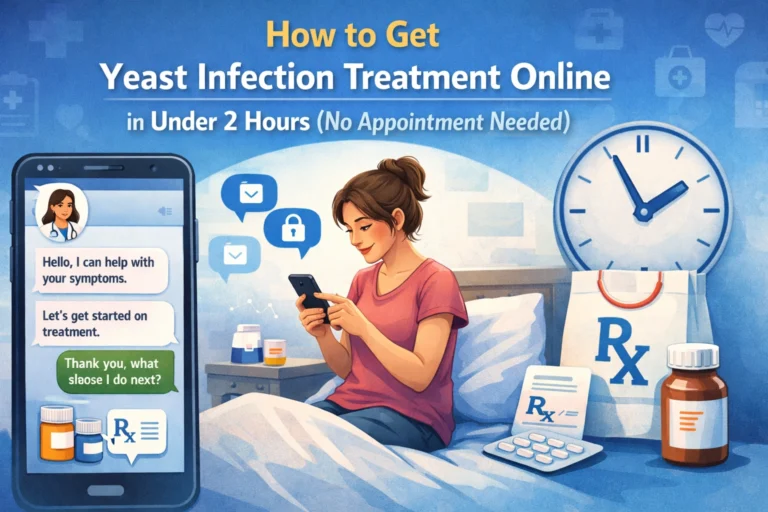 How to Get Yeast Infection Treatment Online in Under 2 Hours (No Appointment Needed)