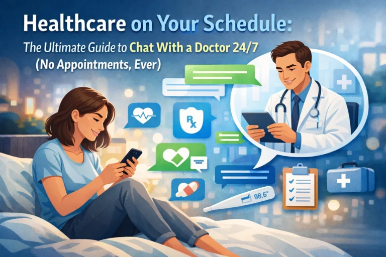 Healthcare on Your Schedule: The Ultimate Guide to Chat With a Doctor 24/7 (No Appointments, Ever)