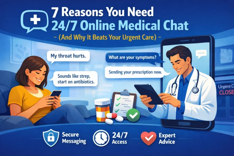 7 Reasons You Need 24/7 Online Medical Chat (And Why It Beats Your Urgent Care)