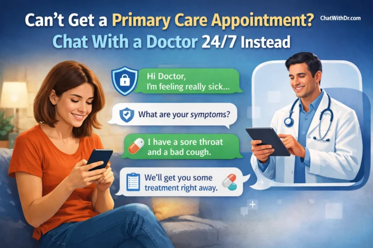 Can’t Get a Primary Care Appointment? Chat With a Doctor 24/7 Instead