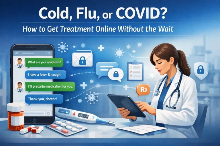 Cold, Flu, or COVID? How to Get Treatment Online Without the Wait