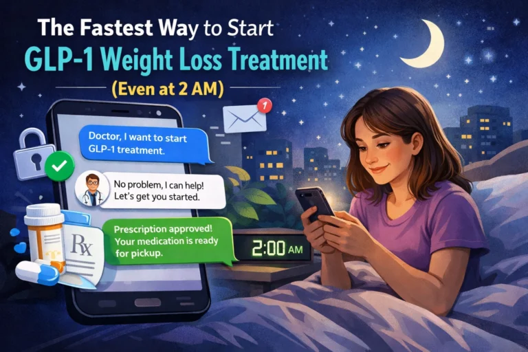The Fastest Way to Start GLP-1 Weight Loss Treatment (Even at 2 AM)