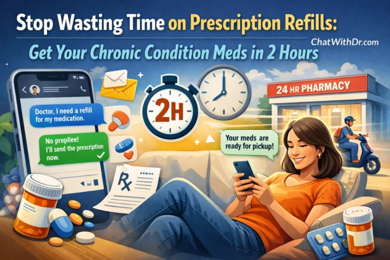 Stop Wasting Time on Prescription Refills: Get Your Chronic Condition Meds in 2 Hours