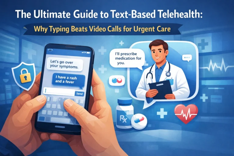 The Ultimate Guide to Text-Based Telehealth: Why Typing Beats Video Calls for Urgent Care