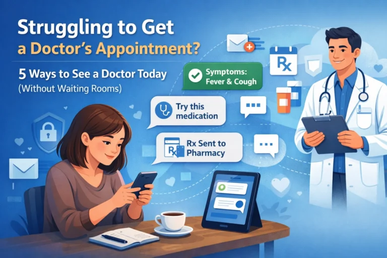 Struggling to Get a Doctor’s Appointment? 5 Ways to See a Doctor Today (Without Waiting Rooms)