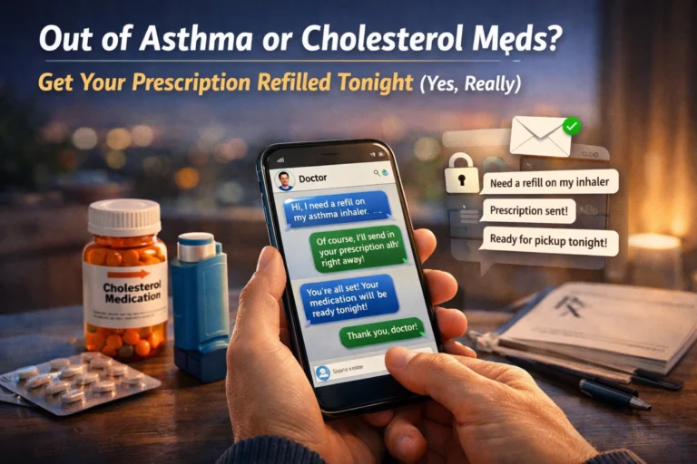 Out of Asthma or Cholesterol Meds? Get Your Prescription Refilled Tonight (Yes, Really)