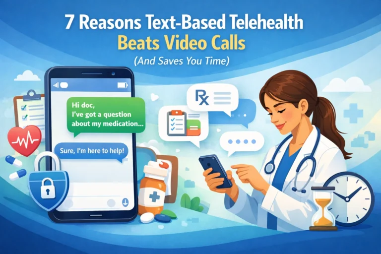 7 Reasons Text-Based Telehealth Beats Video Calls (And Saves You Time)