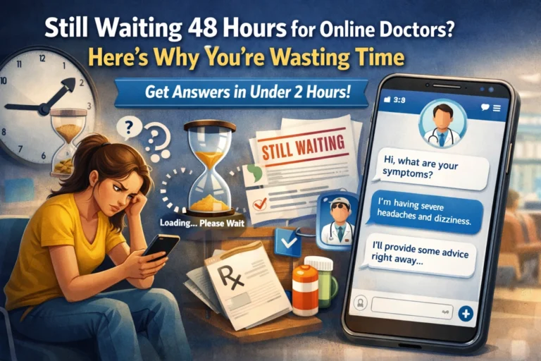 Still Waiting 48 Hours for Online Doctors? Here’s Why You’re Wasting Time (Get Answers in Under 2 Hours)