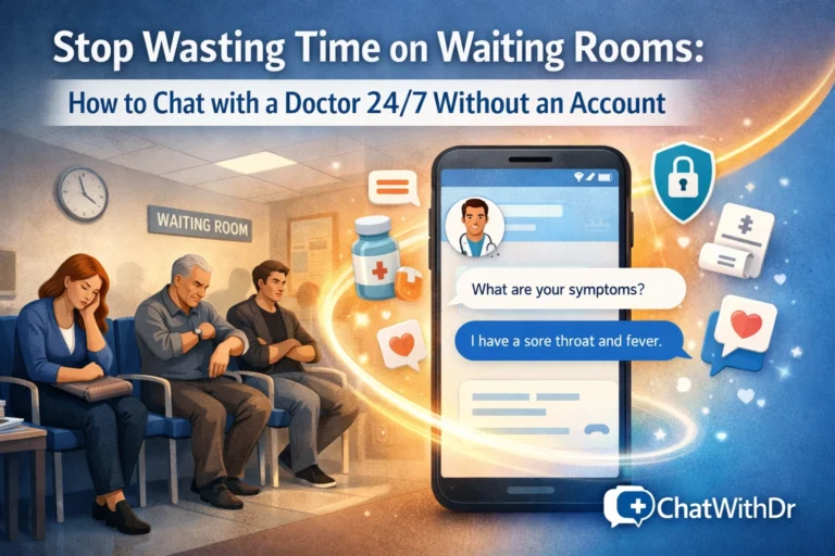 Stop Wasting Time on Waiting Rooms: How to Chat with a Doctor 24/7 Without an Account