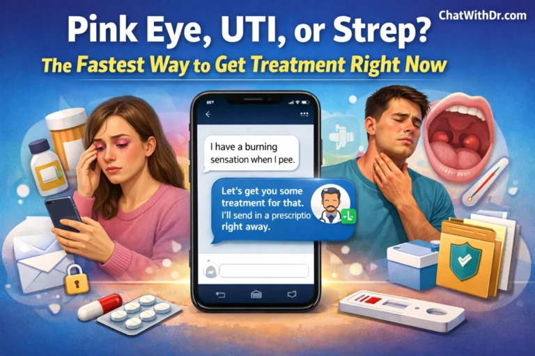 Pink Eye, UTI, or Strep? The Fastest Way to Get Treatment Right Now