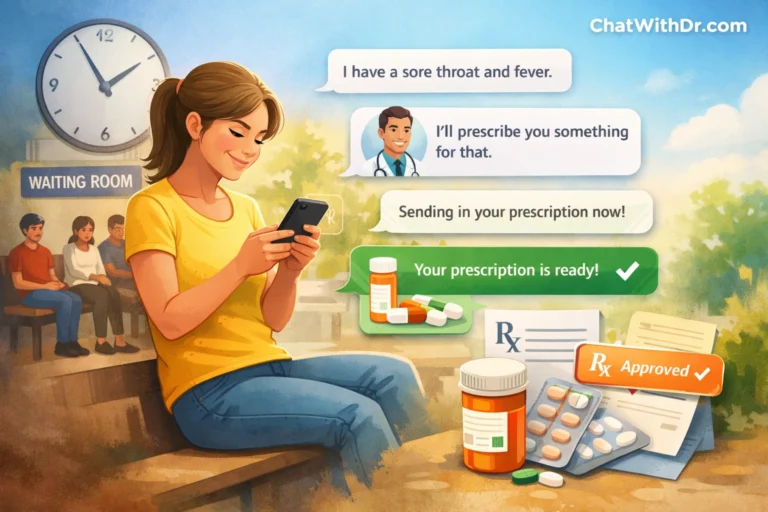Stop Wasting Time in Waiting Rooms: Get a Same Day Prescription Online in Under 2 Hours