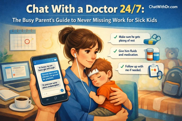 Chat With a Doctor 24/7: The Busy Parent’s Guide to Never Missing Work for Sick Kids