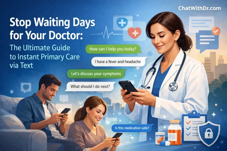 Stop Waiting Days for Your Doctor: The Ultimate Guide to Instant Primary Care via Text