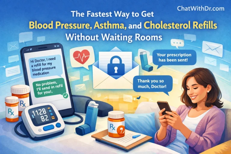 The Fastest Way to Get Blood Pressure, Asthma, and Cholesterol Refills Without Waiting Rooms