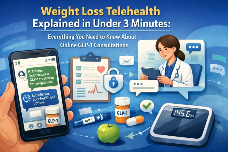 Weight Loss Telehealth Explained in Under 3 Minutes: Everything You Need to Know About Online GLP-1 Consultations