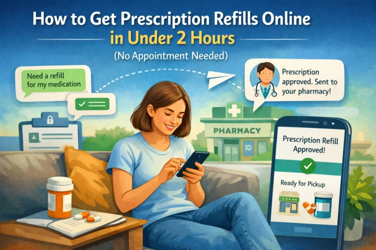 How to Get Prescription Refills Online in Under 2 Hours (No Appointment Needed)