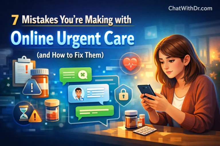 7 Mistakes You’re Making with Online Urgent Care (and How to Fix Them)
