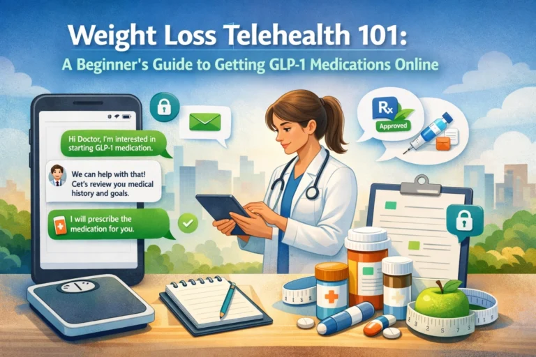 Weight Loss Telehealth 101: A Beginner’s Guide to Getting GLP-1 Medications Online