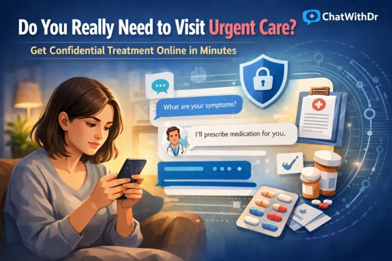 Do You Really Need to Visit Urgent Care? Get Confidential Treatment Online in Minutes