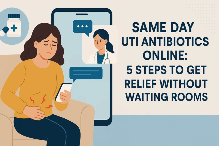 Same Day UTI Antibiotics Online: 5 Steps to Get Relief Without Waiting Rooms