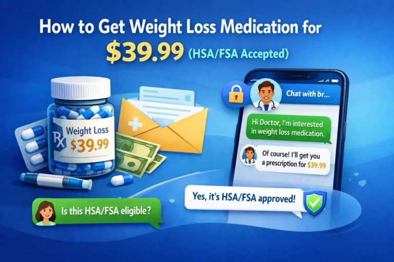How to Get Weight Loss Medication for $39.99 (HSA/FSA Accepted)