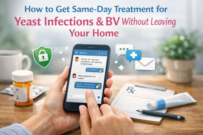 How to Get Same-Day Treatment for Yeast Infections & BV Without Leaving Your Home