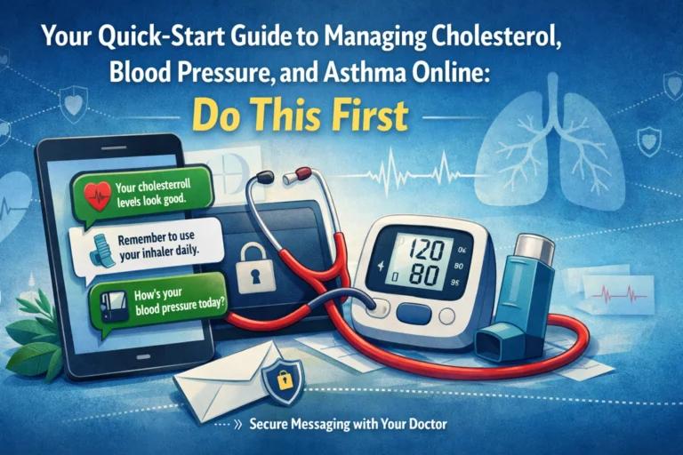Your Quick-Start Guide to Managing Cholesterol, Blood Pressure, and Asthma Online: Do This First