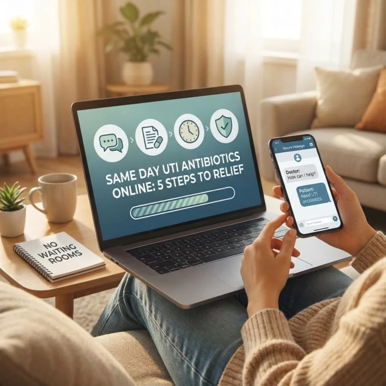 Same Day UTI Antibiotics Online: 5 Steps to Get Relief Without Waiting Rooms
