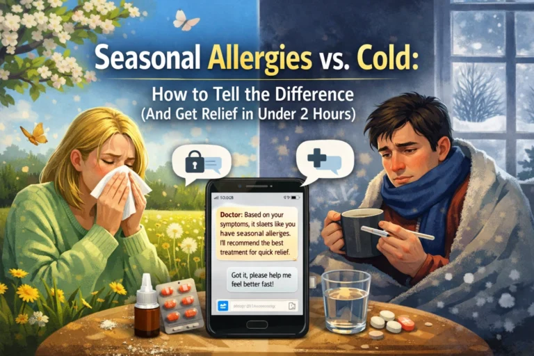 Seasonal Allergies vs. Cold: How to Tell the Difference (And Get Relief in Under 2 Hours)