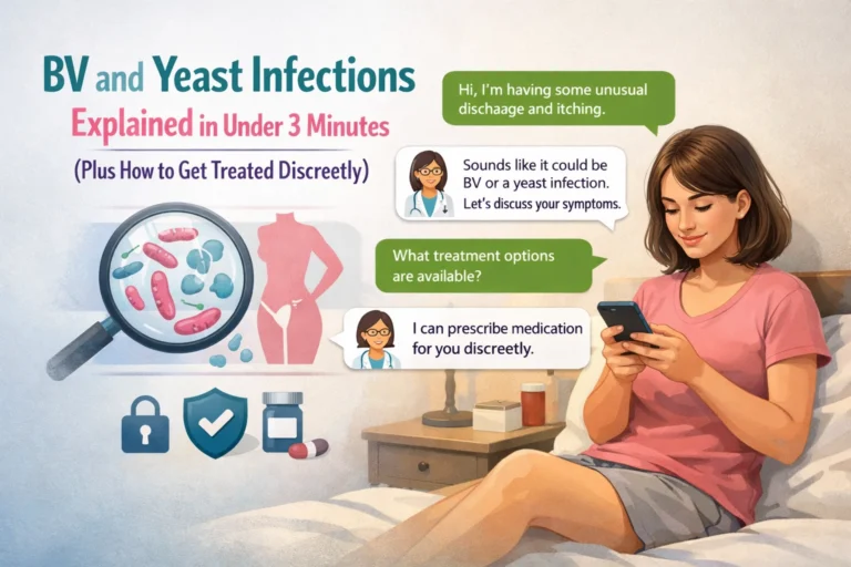 BV and Yeast Infections Explained in Under 3 Minutes (Plus How to Get Treated Discreetly)
