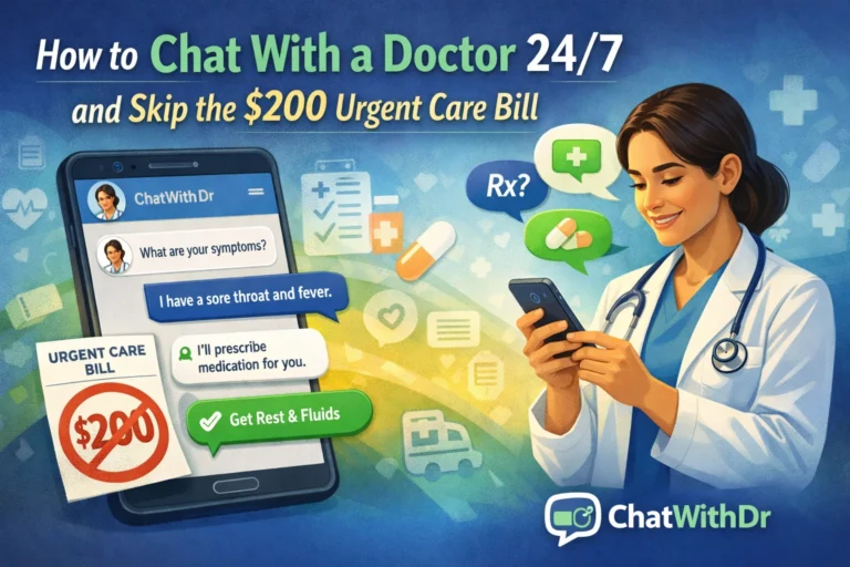 How to Chat With a Doctor 24/7 and Skip the $200 Urgent Care Bill