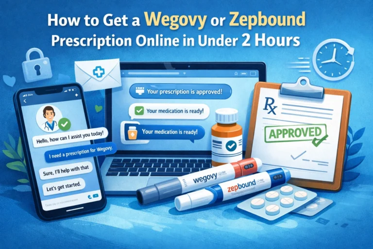 How to Get a Wegovy or Zepbound Prescription Online in Under 2 Hours