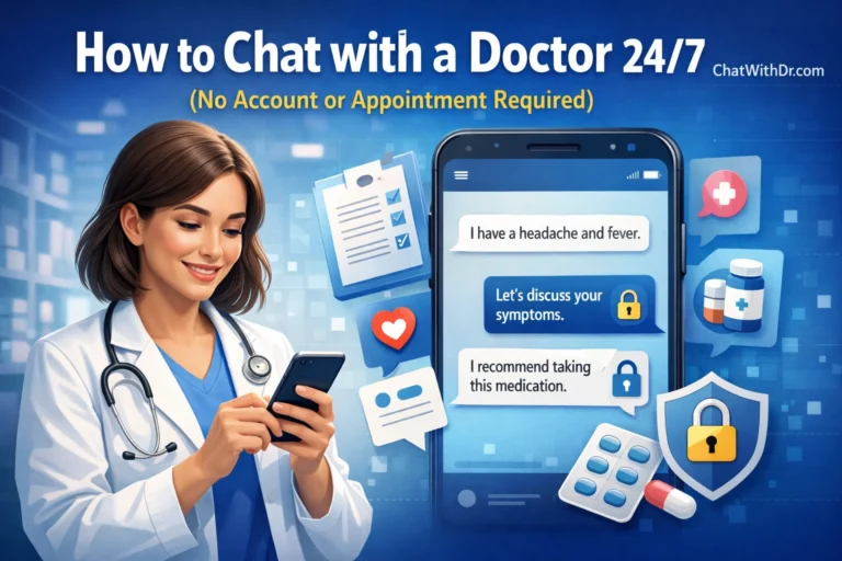 How to Chat with a Doctor 24/7 (No Account or Appointment Required)