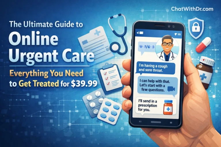 The Ultimate Guide to Online Urgent Care: Everything You Need to Get Treated for $39.99