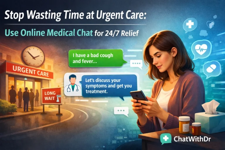 Stop Wasting Time at Urgent Care: Use Online Medical Chat for 24/7 Relief